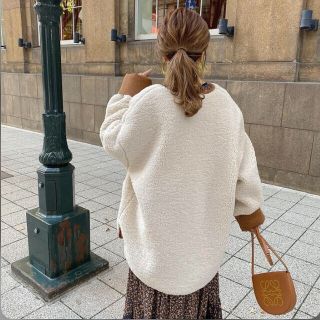 値下げBoa × コーデュロイpiping coat  kae bonny ボア(ダウンコート)