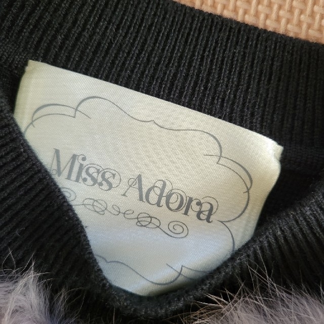 MissAdora(ミスアドラ)のミスアドラ　ファーセーター レディースのトップス(ニット/セーター)の商品写真