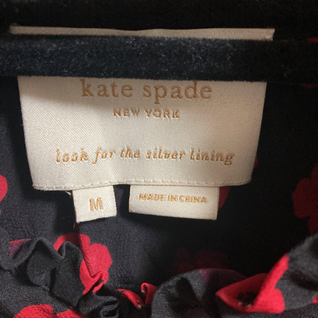 kate spade new york(ケイトスペードニューヨーク)のkate spade ワンピース　花柄 レディースのワンピース(ミニワンピース)の商品写真