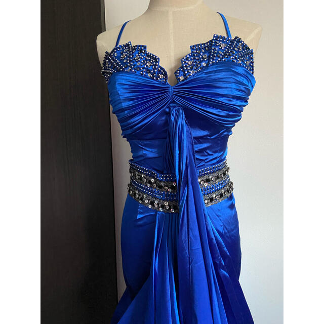 新品♥coniefox パーティーロングドレス ブルー 3
