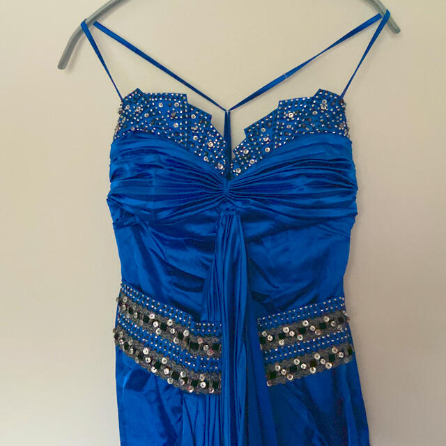 新品♥coniefox パーティーロングドレス ブルー 4