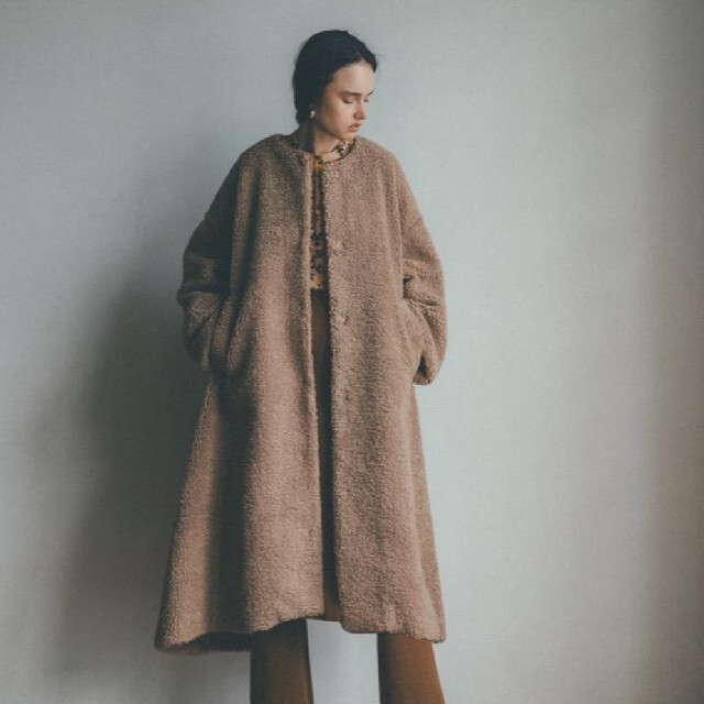 あ様専用 CLANE FLARE FUR COAT クラネ フレアファーコートの通販 by