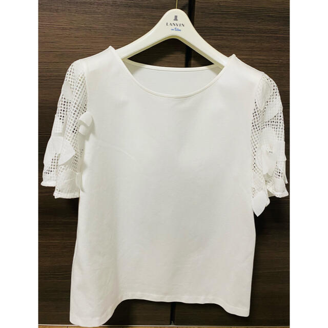 特注品 美品 ランバンオンブルー 半袖カットソー - winterparksmiles.com
