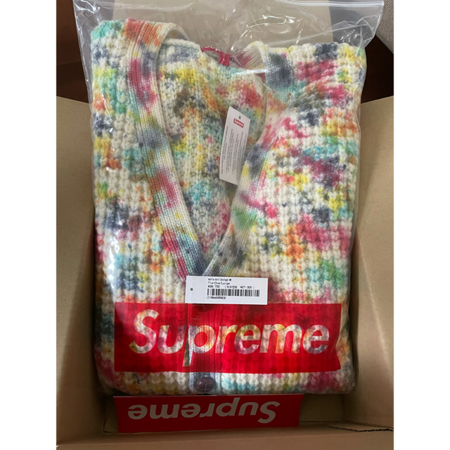 Supreme(シュプリーム)の【L】Supreme Waffle Knit Cardigan TieDye  メンズのトップス(カーディガン)の商品写真