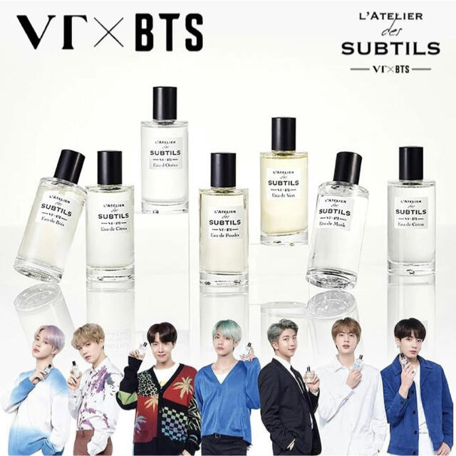 防弾少年団(BTS)(ボウダンショウネンダン)の値下げ！VT×BTS 香水 BTS L'ATELIER  コスメ/美容の香水(ユニセックス)の商品写真