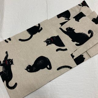 猫柄　名古屋帯　1500円値引き