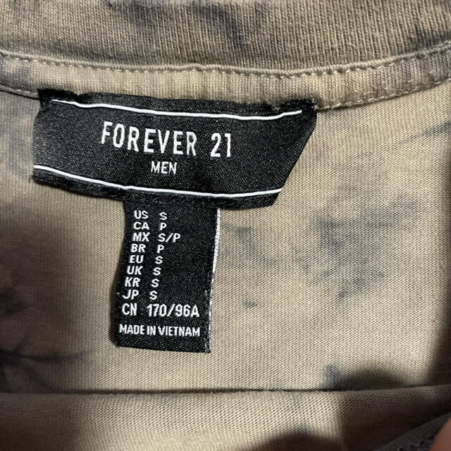 FOREVER 21(フォーエバートゥエンティーワン)のforever21 フォーエバー タイダイ柄 長袖 ロンT Sサイズ メンズのトップス(Tシャツ/カットソー(七分/長袖))の商品写真