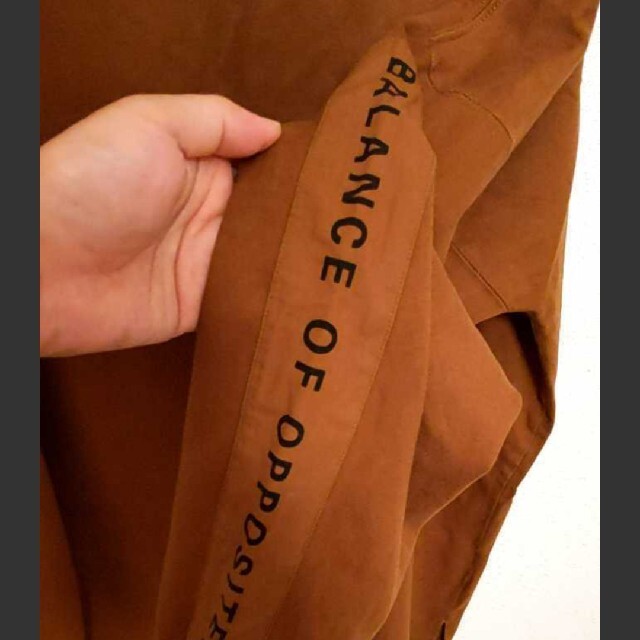 RVCA(ルーカ)の美品　ルーカ　ロンT 　スウェット　L 茶色 メンズのトップス(Tシャツ/カットソー(七分/長袖))の商品写真