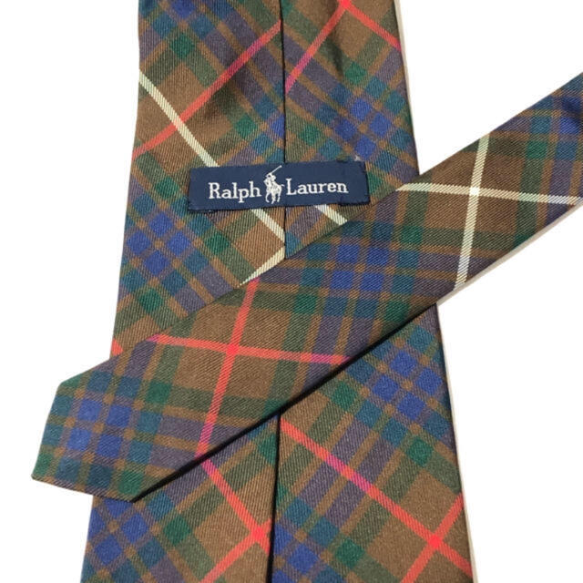 Ralph Lauren(ラルフローレン)のRalph Lauren ラルフローレン　ネクタイ　チェック メンズのファッション小物(ネクタイ)の商品写真
