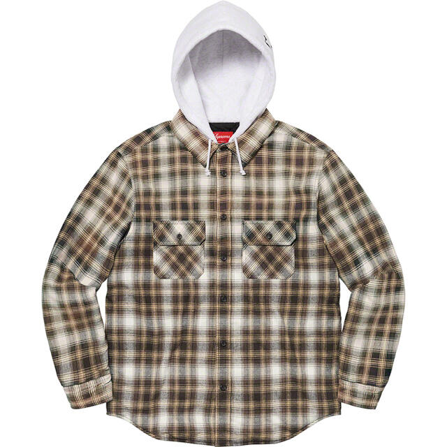 Supreme(シュプリーム)のSupreme Hooded Flannel Zip Up Shirt m メンズのトップス(シャツ)の商品写真