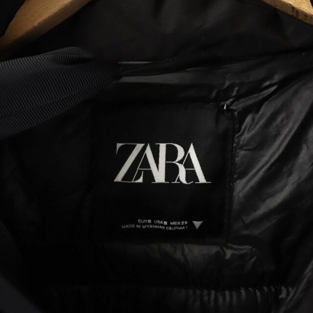 ZARA(ザラ)のザラ ZARA 中綿コート アウター ロング フード S 黒 ブラック レディースのジャケット/アウター(その他)の商品写真