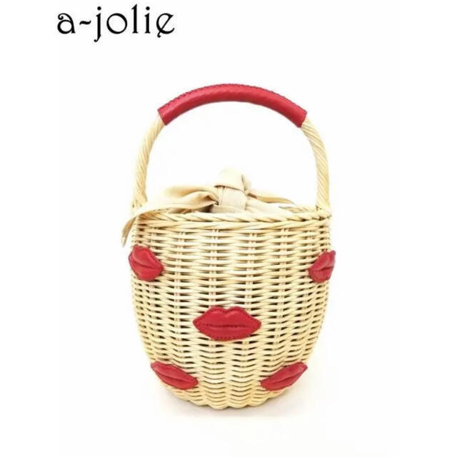 a-jolie - 新品 タグ付き a-jolieアジョリー リップかごバッグの通販 ...