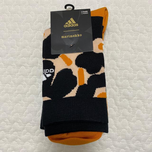 marimekko(マリメッコ)の新品　マリメッコ  marimekko  アディダス  adidas 靴下 レディースのレッグウェア(ソックス)の商品写真