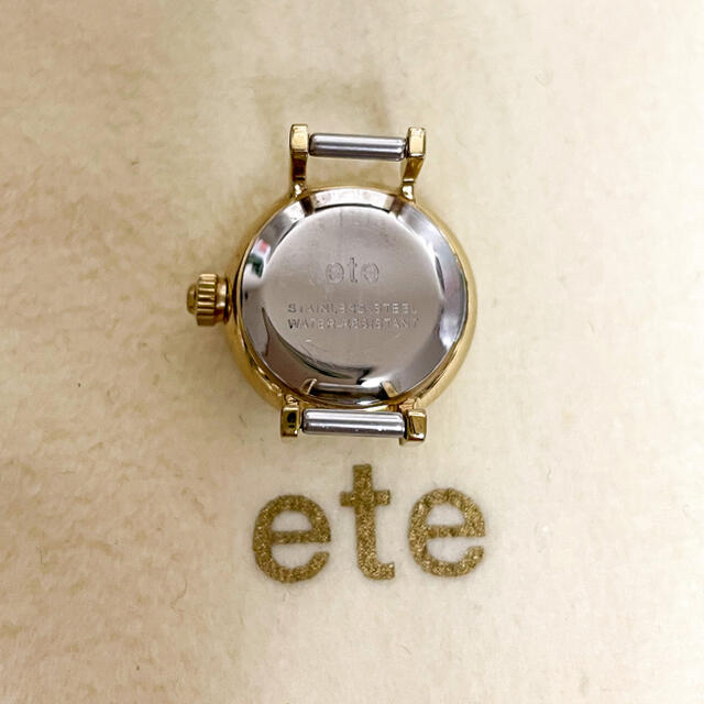 ete(エテ)のエテ　ete きせかえウォッチ　ラウンドフェイス　替えベルト付 レディースのファッション小物(腕時計)の商品写真