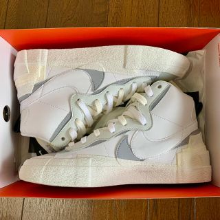 サカイ(sacai)のSACAI × NIKE BLAZER MID WHITE WOLF GREY(スニーカー)