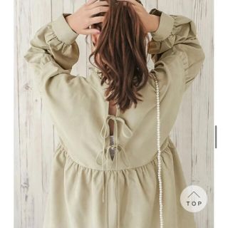 ザラ(ZARA)の大人気❤️完売品✨‼️❤️mimi toujours❤️前後で着れるブラウス(シャツ/ブラウス(長袖/七分))