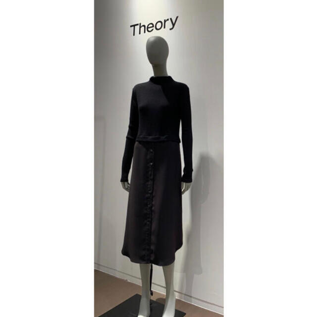 theory(セオリー)のTheory 20ss 異素材コンボワンピース レディースのワンピース(ロングワンピース/マキシワンピース)の商品写真