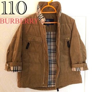 バーバリー(BURBERRY)の110センチ　バーバリー　コーデュロイの中綿コートジャケット　ジャンバー(ジャケット/上着)