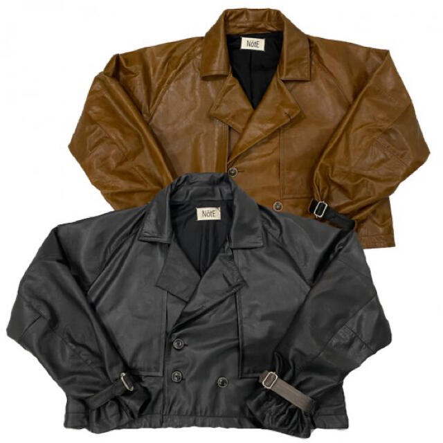 NotE レザーCONTRAST OVER TRENCH | ochge.org
