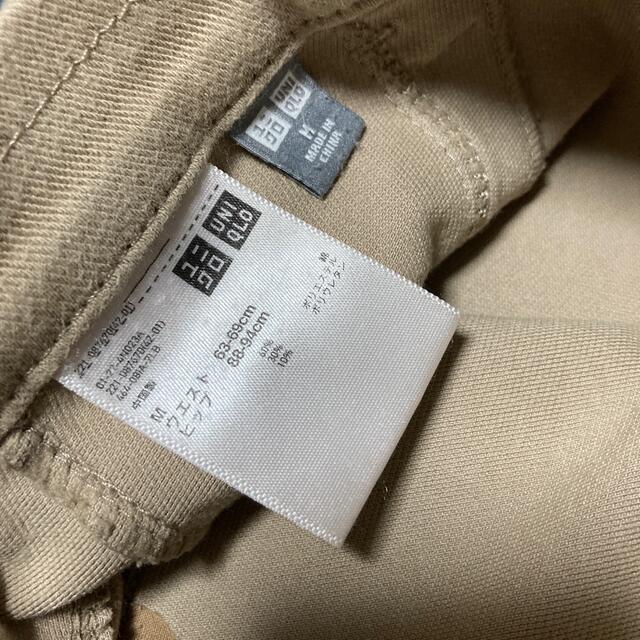 UNIQLO(ユニクロ)のUNIQLO ベージュレギパン　M レディースのレッグウェア(レギンス/スパッツ)の商品写真