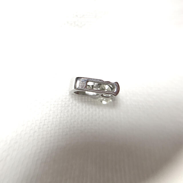 K18WG ダイヤモンド ペンダントトップ 0.22ct ネックレス レディース