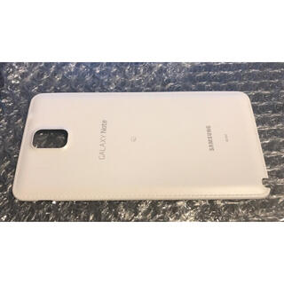 サムスン(SAMSUNG)の背面カバー GALAXY Note 3 SC-01F 付属品　ホワイト(その他)
