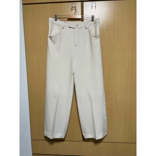 サンシー(SUNSEA)のSUNSEA 21ss SNM-BLUE2 w/耳 STRAIGHT PANTS(スラックス)