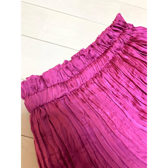 FRAY I.D(フレイアイディー)のロングスカート風パンツ　ピンク レディースのパンツ(カジュアルパンツ)の商品写真