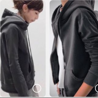 ニリロータン Hoodie Zipパーカー グレー