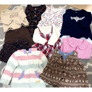 ジェラートピケ(gelato pique)のベビー服まとめ売り　80〜90サイズ  女の子　秋服冬服(その他)