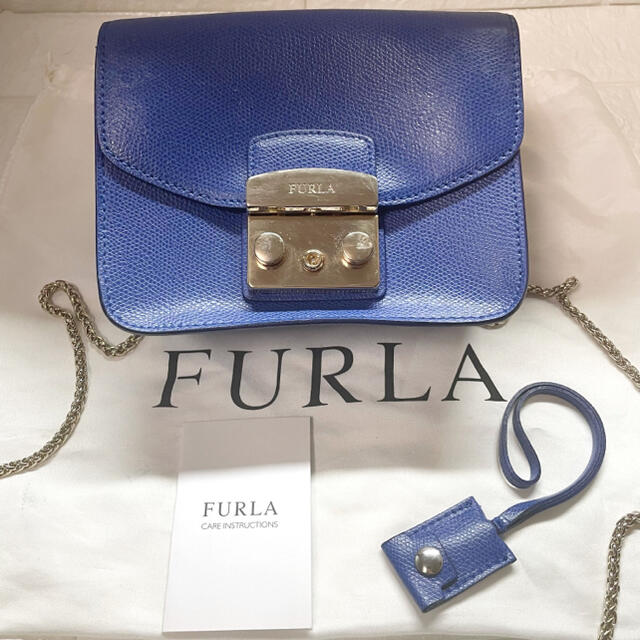 Furla(フルラ)のケアカード付 FURLA メトロポリス ミニショルダーバッグ カーフレザー レディースのバッグ(ショルダーバッグ)の商品写真