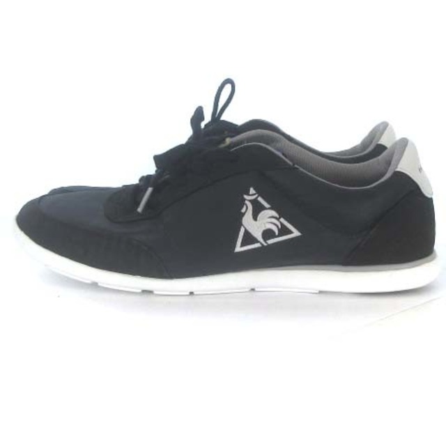 le coq sportif(ルコックスポルティフ)のルコックスポルティフ セギュール スニーカー ローカット ロゴ刺繍 黒 24.5 レディースの靴/シューズ(スニーカー)の商品写真