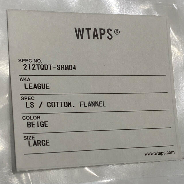 W)taps(ダブルタップス)の正規品　wtaps  21aw league ベースボール シャツ　L 新品　 メンズのトップス(シャツ)の商品写真