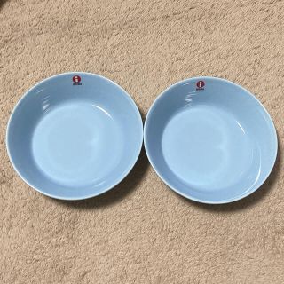 イッタラ(iittala)の【ものあいさん専用】ライトブルーイッタラ プレート 12cm.9cm✖️2枚　(食器)