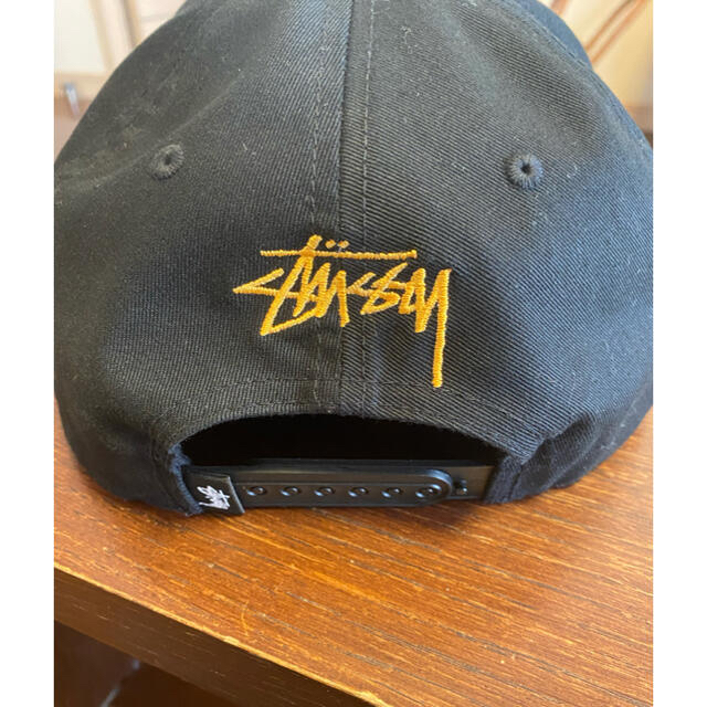 STUSSY 2-tone Vintage Cap キャップ ハット 黒 緑 2