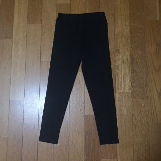 ユニクロ(UNIQLO)のレギンス 黒 130cm (2枚セット)(パンツ/スパッツ)