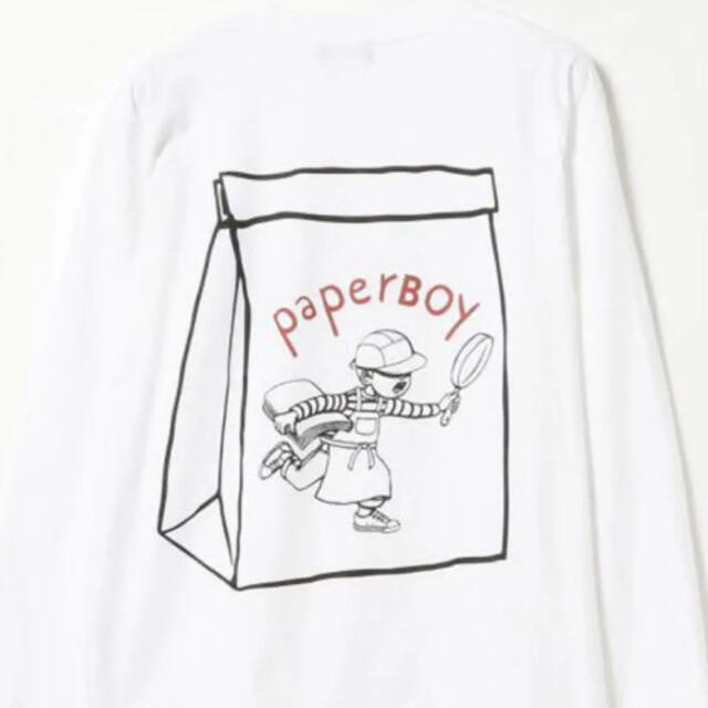 PAPER BOY×BEAMS ロンT XXL ペーパーボーイ　ビームス