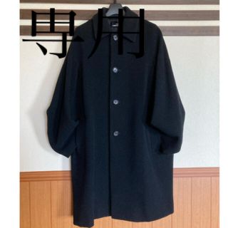 SALE！COMME des GARCONS※丸襟Aラインウールコート