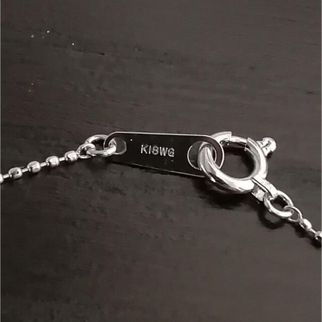 【60cm】K18WG【刻印入・本物】ロールチェーンネックレス 幅2.0mm