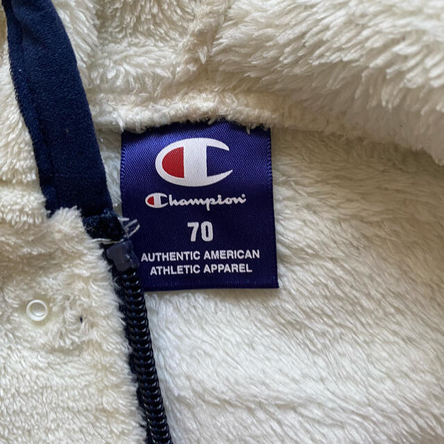 Champion(チャンピオン)のチャンピオン　カバーオール　2枚セット　アウター　70 キッズ/ベビー/マタニティのベビー服(~85cm)(カバーオール)の商品写真