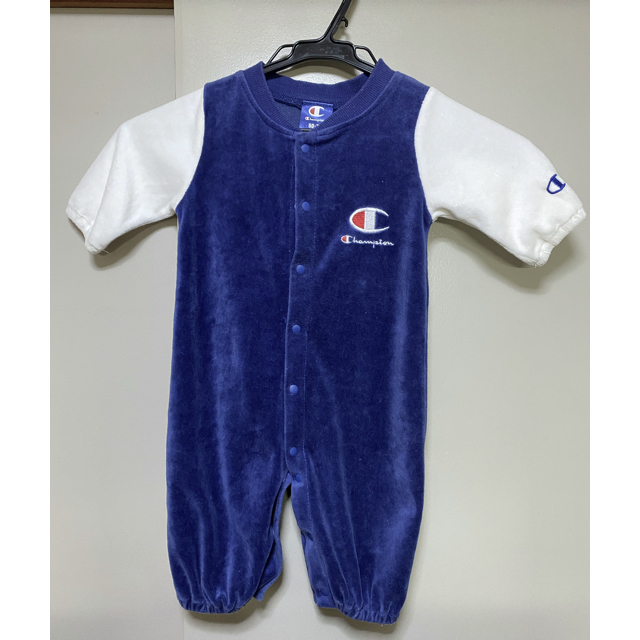 Champion(チャンピオン)のチャンピオン　カバーオール　2枚セット　アウター　70 キッズ/ベビー/マタニティのベビー服(~85cm)(カバーオール)の商品写真