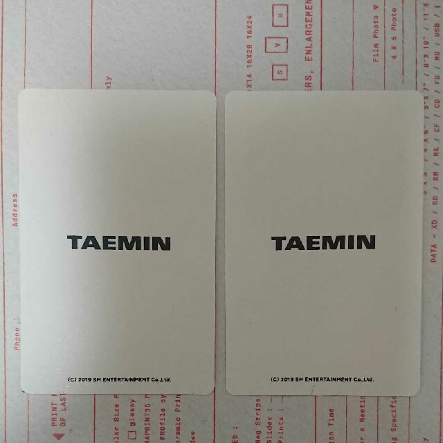 SHINee(シャイニー)のSHINee TAEMIN WANT 公式ステッカー エンタメ/ホビーのCD(K-POP/アジア)の商品写真