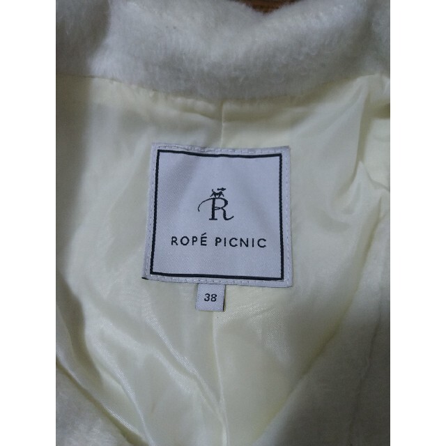 Rope' Picnic(ロペピクニック)のロペピクニック ショートコート ホワイト！！ レディースのジャケット/アウター(ピーコート)の商品写真