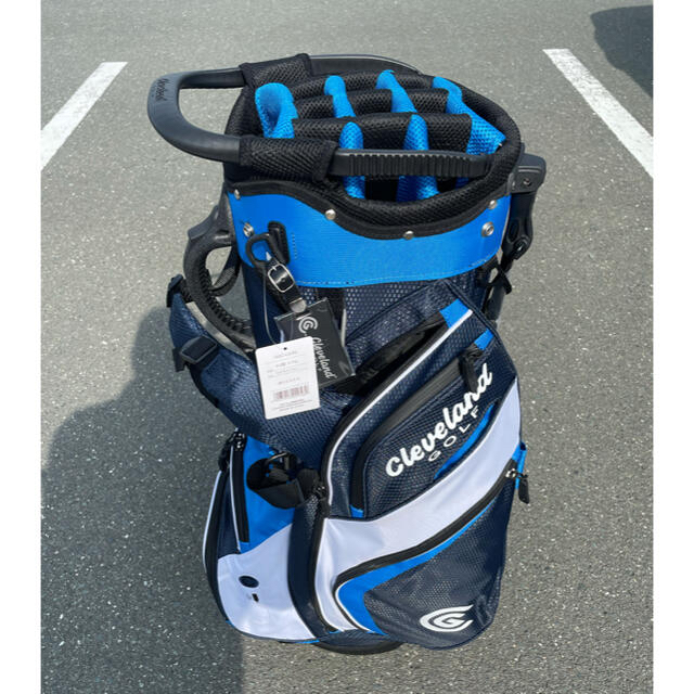 Cleveland Golf(クリーブランドゴルフ)の新品未使用　クリーブランド  スタンドキャディバッグ　ブルー スポーツ/アウトドアのゴルフ(バッグ)の商品写真