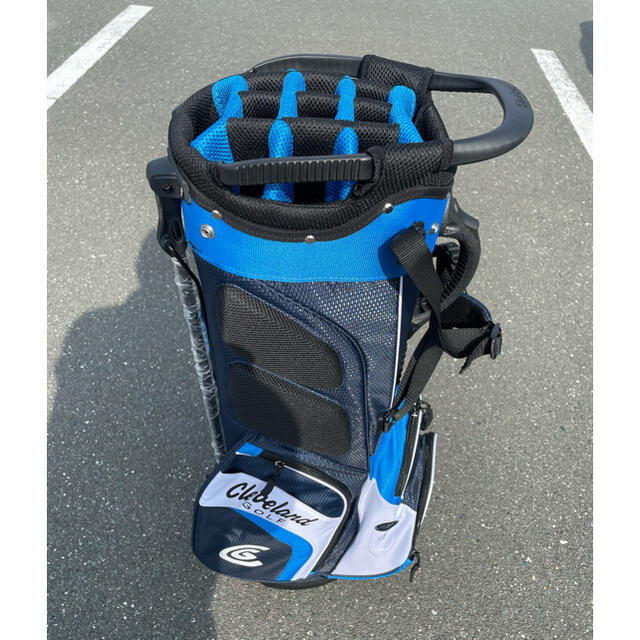 Cleveland Golf(クリーブランドゴルフ)の新品未使用　クリーブランド  スタンドキャディバッグ　ブルー スポーツ/アウトドアのゴルフ(バッグ)の商品写真