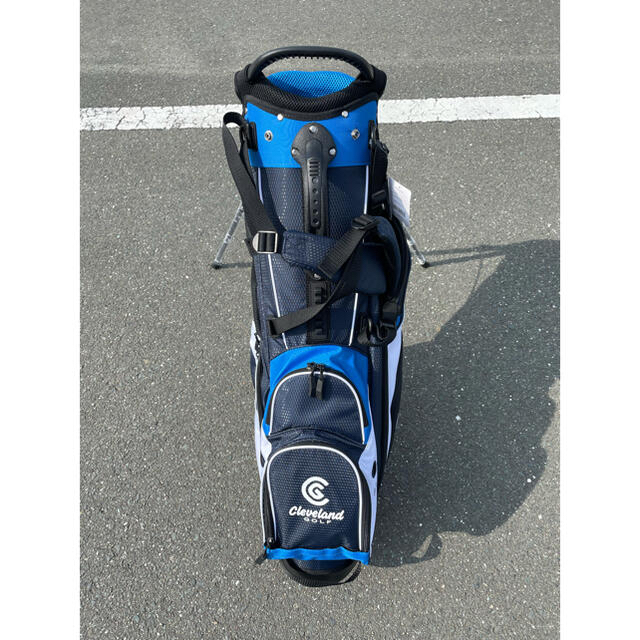 Cleveland Golf(クリーブランドゴルフ)の新品未使用　クリーブランド  スタンドキャディバッグ　ブルー スポーツ/アウトドアのゴルフ(バッグ)の商品写真