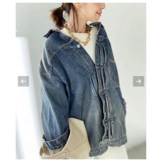 アパルトモンドゥーズィエムクラス(L'Appartement DEUXIEME CLASSE)の美品✨シュタンバウムOVERSIZE DENIM JACKET (Gジャン/デニムジャケット)