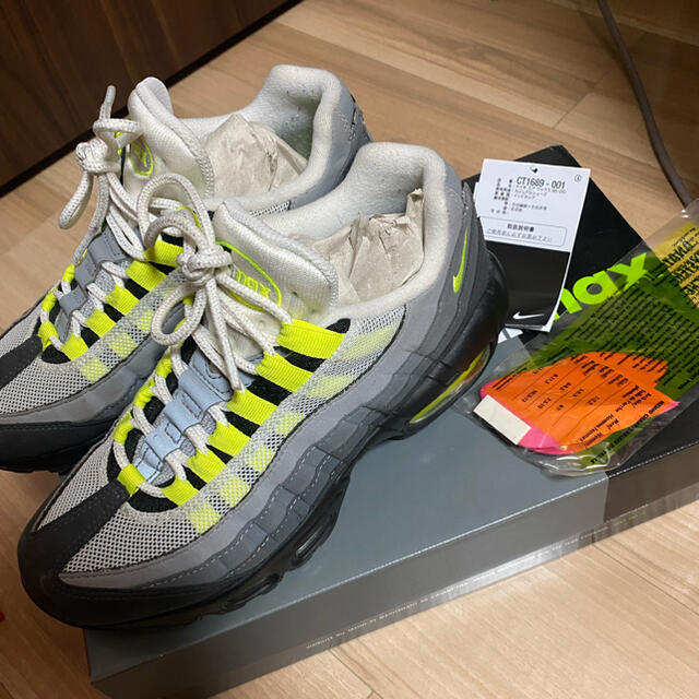 NIKE AIR MAX 95 OG "NEON YELLOW" 23.5cm