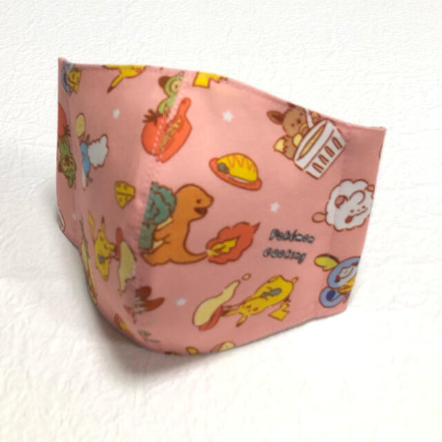 子供用インナーマスク☆ピカチュウ2点セット ハンドメイドのキッズ/ベビー(外出用品)の商品写真