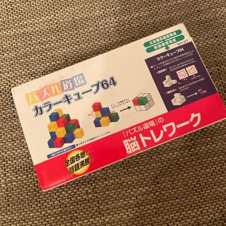 パズル道場 カラーキューブ64 脳トレワーク(知育玩具)